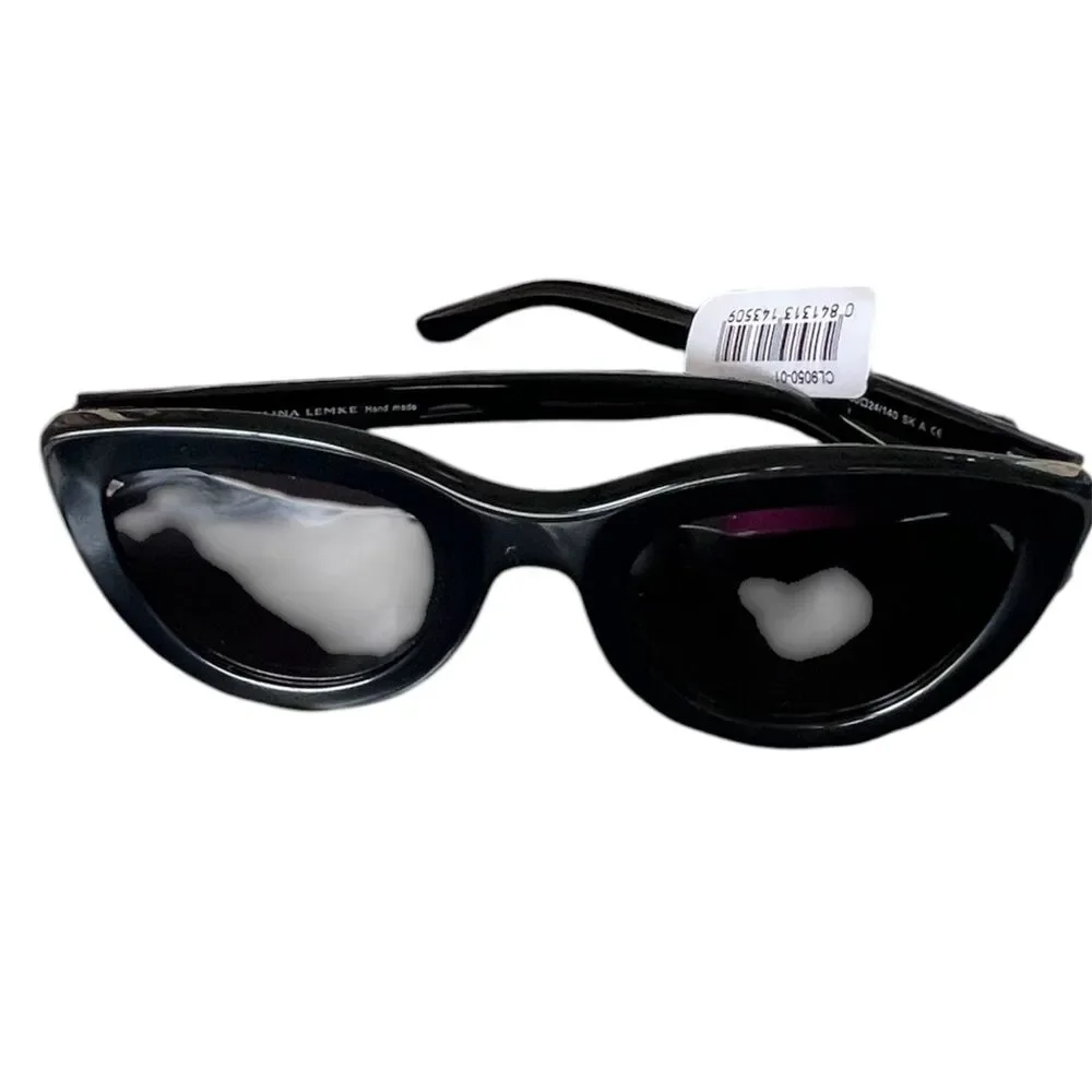 Carolina Lemke Berlin Designer Sunglasses Cat Eye Shape With Case New